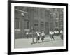 Girls Playing Netball in the Playground, William Street Girls School, London, 1908-null-Framed Photographic Print