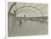 Girls Playing Netball on a Roof Playground, Barrett Street Trade School, London, 1927-null-Framed Premium Photographic Print