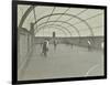 Girls Playing Netball on a Roof Playground, Barrett Street Trade School, London, 1927-null-Framed Premium Photographic Print