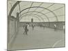 Girls Playing Netball on a Roof Playground, Barrett Street Trade School, London, 1927-null-Mounted Photographic Print