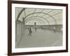 Girls Playing Netball on a Roof Playground, Barrett Street Trade School, London, 1927-null-Framed Photographic Print