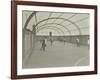 Girls Playing Netball on a Roof Playground, Barrett Street Trade School, London, 1927-null-Framed Photographic Print