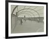 Girls Playing Netball on a Roof Playground, Barrett Street Trade School, London, 1927-null-Framed Photographic Print