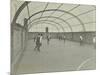 Girls Playing Netball on a Roof Playground, Barrett Street Trade School, London, 1927-null-Mounted Photographic Print