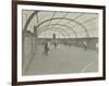 Girls Playing Netball on a Roof Playground, Barrett Street Trade School, London, 1927-null-Framed Photographic Print