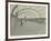 Girls Playing Netball on a Roof Playground, Barrett Street Trade School, London, 1927-null-Framed Photographic Print