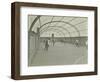 Girls Playing Netball on a Roof Playground, Barrett Street Trade School, London, 1927-null-Framed Photographic Print