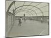 Girls Playing Netball on a Roof Playground, Barrett Street Trade School, London, 1927-null-Mounted Photographic Print