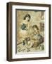 Girls Playing, Postcard-null-Framed Giclee Print