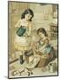 Girls Playing, Postcard-null-Mounted Giclee Print