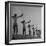 Girls Practicing Archery-John Florea-Framed Photographic Print