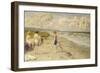 Girls Preparing to Bathe on a Beach-Paul Fischer-Framed Giclee Print