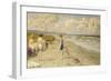 Girls Preparing to Bathe on a Beach-Paul Fischer-Framed Giclee Print