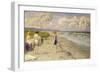 Girls Preparing to Bathe on the Beach-Paul Fischer-Framed Giclee Print