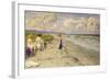 Girls Preparing to Bathe on the Beach-Paul Fischer-Framed Giclee Print