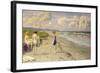 Girls Preparing to Bathe on the Beach-Paul Fischer-Framed Giclee Print