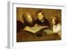 Girls Reading-Eugene Carriere-Framed Giclee Print