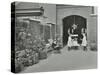 Girls Relaxing in a Roof Top Garden, White Lion Street School, London, 1912-null-Stretched Canvas