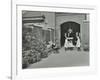 Girls Relaxing in a Roof Top Garden, White Lion Street School, London, 1912-null-Framed Photographic Print