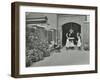 Girls Relaxing in a Roof Top Garden, White Lion Street School, London, 1912-null-Framed Premium Photographic Print