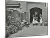 Girls Relaxing in a Roof Top Garden, White Lion Street School, London, 1912-null-Mounted Photographic Print