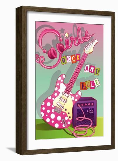 Girls Rock and Rule-Julie Goonan-Framed Giclee Print