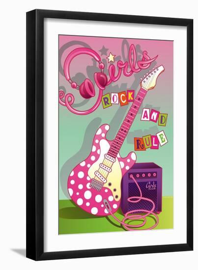 Girls Rock and Rule-Julie Goonan-Framed Giclee Print