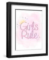 Girls Rule 1-Kimberly Allen-Framed Art Print