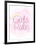 Girls Rule 1-Kimberly Allen-Framed Art Print