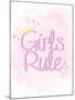Girls Rule 1-Kimberly Allen-Mounted Art Print