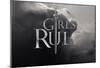 Girls Rule- Epic Horizontal Sword-null-Mounted Poster