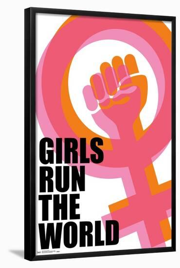 Girls Run The World!-Trends International-Framed Poster