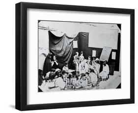 Girls' School in Algeria, 1860-null-Framed Premium Giclee Print