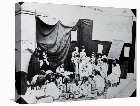 Girls' School in Algeria, 1860-null-Stretched Canvas