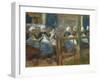 Girls Sewing in Huizen-Max Liebermann-Framed Giclee Print