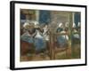 Girls Sewing in Huizen-Max Liebermann-Framed Giclee Print