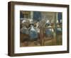 Girls Sewing in Huizen-Max Liebermann-Framed Giclee Print