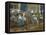 Girls Sewing in Huizen-Max Liebermann-Framed Stretched Canvas