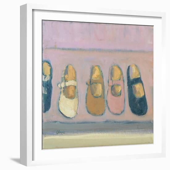 Girls shoes, 2017-Michael G. Clark-Framed Giclee Print