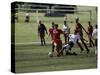 Girls' Soccer Game-null-Stretched Canvas