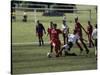 Girls' Soccer Game-null-Stretched Canvas