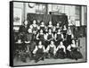 Girls Swimming Championship Team with their Shield, Tollington Park Central School, London, 1915-null-Framed Stretched Canvas