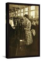 Girls Topping Stockings-Lewis Wickes Hine-Stretched Canvas