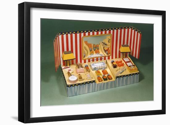 Girls' Toy Cosmetics Set-William P^ Gottlieb-Framed Photographic Print