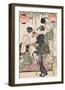 Girls under a Wisteria Espalier (1795)-Kitagawa Utamaro-Framed Art Print