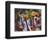 Girls Under the Trees-Auguste Macke-Framed Art Print