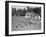 Girls Wait for the Final Bowl Before Adding up the Score-null-Framed Photographic Print