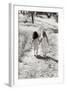 Girls Walking Down the Path, Friends-Nora Hernandez-Framed Giclee Print