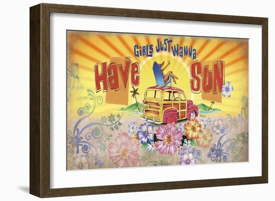 Girls Wanna Sun-James and Kathleen Mazzotta-Framed Giclee Print