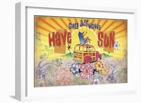 Girls Wanna Sun-James and Kathleen Mazzotta-Framed Giclee Print